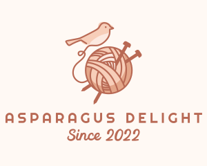 Sparrow Yarn Embroidery logo design