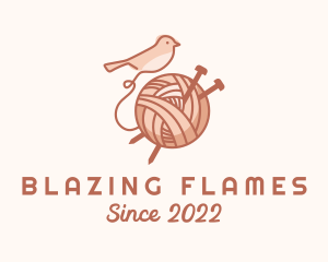 Sparrow Yarn Embroidery logo design