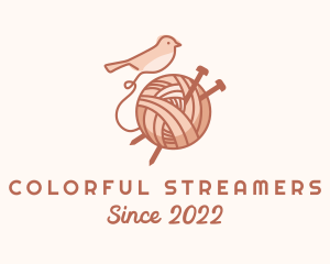 Sparrow Yarn Embroidery logo design