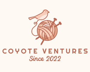 Sparrow Yarn Embroidery logo design