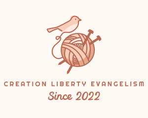 Sparrow Yarn Embroidery logo design