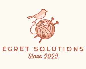 Sparrow Yarn Embroidery logo design