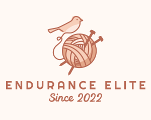 Sparrow Yarn Embroidery logo design