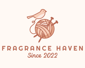 Sparrow Yarn Embroidery logo design