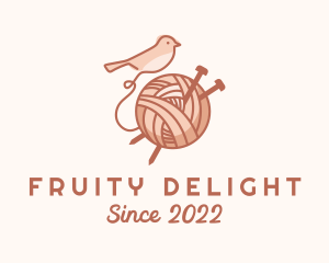 Sparrow Yarn Embroidery logo design