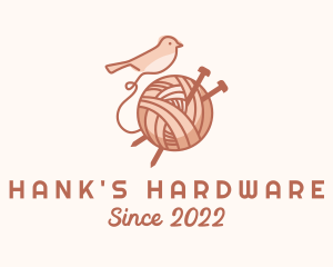 Hank - Sparrow Yarn Embroidery logo design