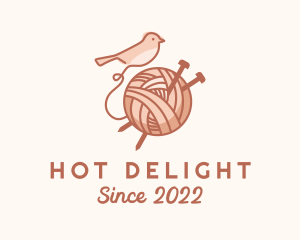 Sparrow Yarn Embroidery logo design