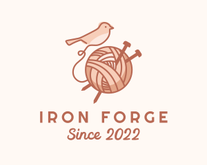 Sparrow Yarn Embroidery logo design