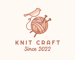 Sparrow Yarn Embroidery logo design