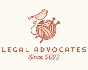 Loom - Sparrow Yarn Embroidery logo design