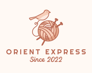 Sparrow Yarn Embroidery logo design