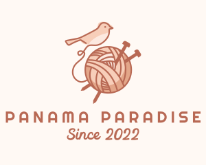 Sparrow Yarn Embroidery logo design