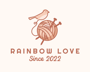 Sparrow Yarn Embroidery logo design