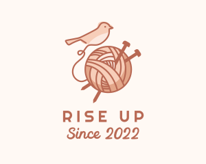 Sparrow Yarn Embroidery logo design