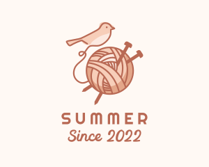 Sparrow Yarn Embroidery logo design