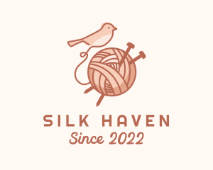 Sparrow Yarn Embroidery logo design