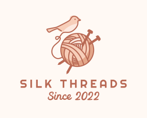 Sparrow Yarn Embroidery logo design