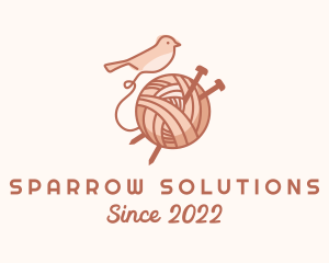 Sparrow - Sparrow Yarn Embroidery logo design