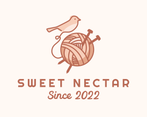 Sparrow Yarn Embroidery logo design