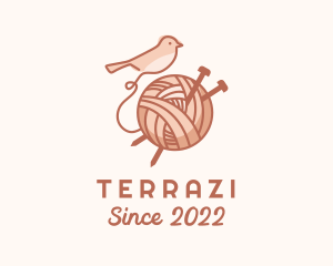 Sparrow Yarn Embroidery logo design