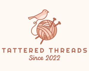 Sparrow Yarn Embroidery logo design