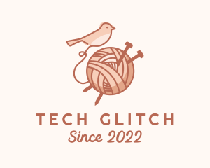 Sparrow Yarn Embroidery logo design