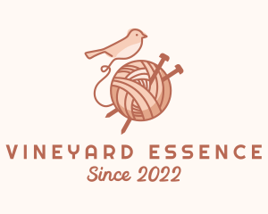 Sparrow Yarn Embroidery logo design