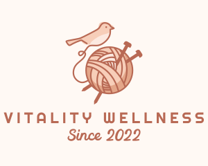 Sparrow Yarn Embroidery logo design