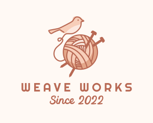 Loom - Sparrow Yarn Embroidery logo design