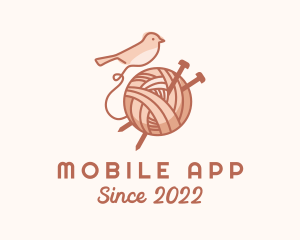 Woven - Sparrow Yarn Embroidery logo design