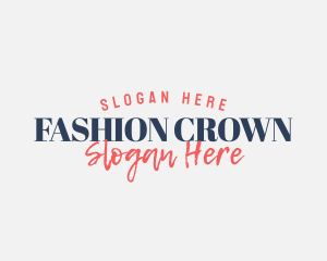 Elegant Fashion Brand logo design