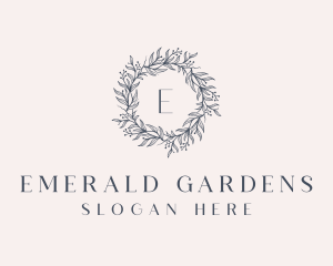 Botanical Flower Garden logo design