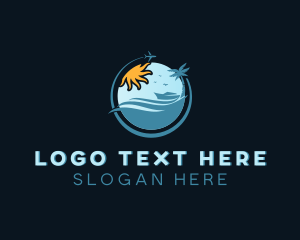 Tourist - Ship Plane Travel Agency logo design