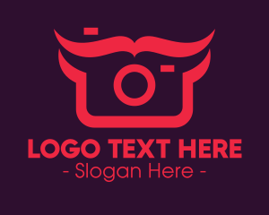 Simple - Horns Camera App logo design