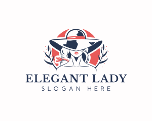 Fashion Lady Hat logo design