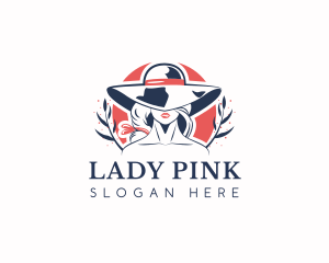 Fashion Lady Hat logo design