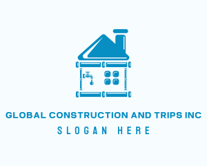 Repairman - Plumbing House Service logo design