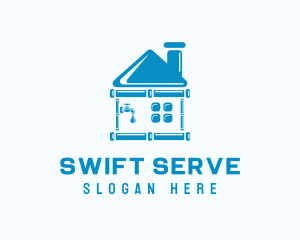 Service - Plumbing House Service logo design