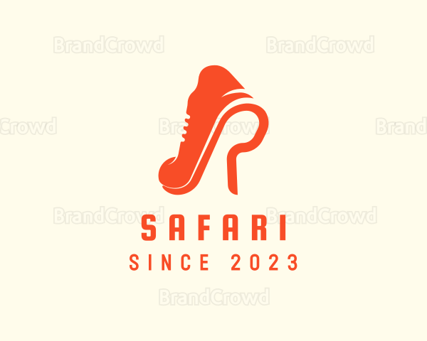 Footwear Sole Letter R Logo