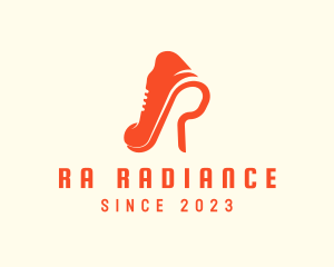 Footwear Sole Letter R logo design