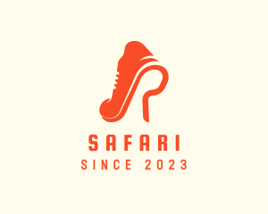 Sneaker - Footwear Sole Letter R logo design