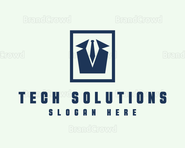 Professional Suit Business Logo