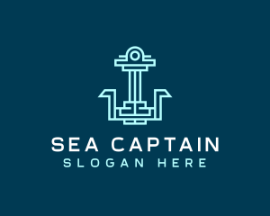 Anchor Nautical Sailor logo design