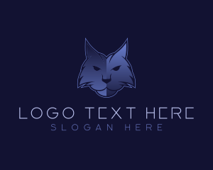 Gaming - Wild Cat Feline logo design