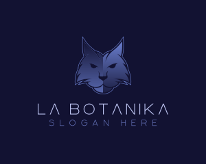 Wild Cat Feline Logo