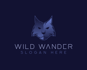 Wild Cat Feline logo design