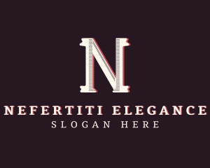 Stylish Fashion Boutique Letter N logo design