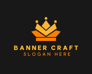 Geometric Crown logo design