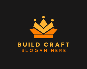 Geometric Crown logo design