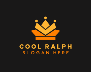 Geometric Crown logo design